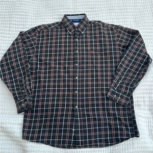 Men's Black Checkered‎ Shirt